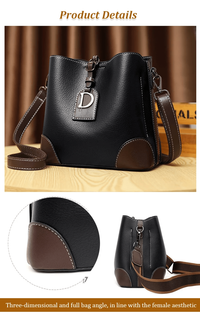 Classy Crossbody Leather Bag™ | Stilig skulderveske