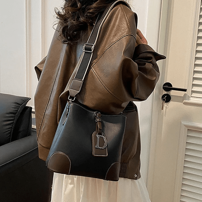 Classy Crossbody Leather Bag™ | Stilig skulderveske