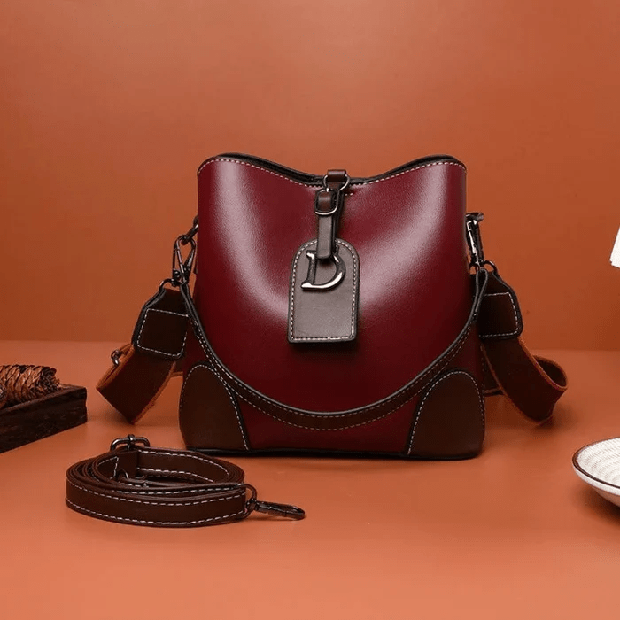 Classy Crossbody Leather Bag™ | Stilig skulderveske