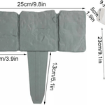 Garden Fence Edging™ | Dekorativ steinmur