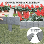 Garden Fence Edging™ | Dekorativ steinmur