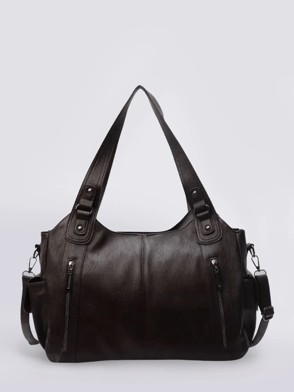 Chic Leather Bag 'Madison'™ | Stilig skulderremveske