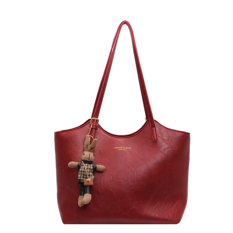 Eco Chic Leather Bag 'Georgia'™ | Elegant veske med stor kapasitet