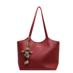 Eco Chic Leather Bag 'Georgia'™ | Elegant veske med stor kapasitet