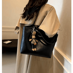 Eco Chic Leather Bag 'Georgia'™ | Elegant veske med stor kapasitet