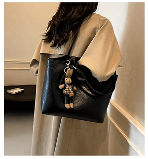 Eco Chic Leather Bag 'Georgia'™ | Elegant veske med stor kapasitet