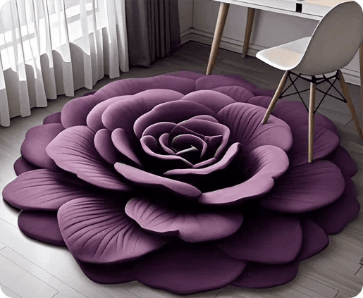 Floral 3D Fast Drying Diatomite Mat™ | Sklihemmende matte for gulv og bad