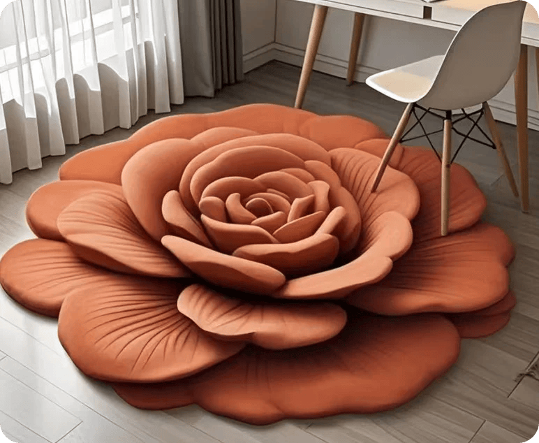 Floral 3D Fast Drying Diatomite Mat™ | Sklihemmende matte for gulv og bad