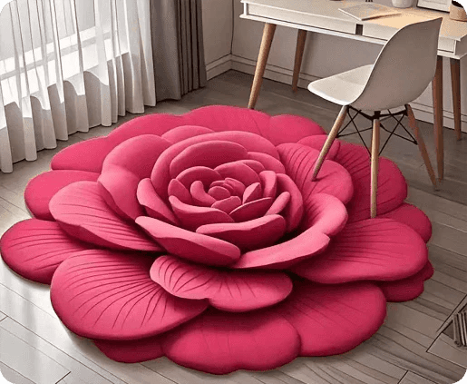 Floral 3D Fast Drying Diatomite Mat™ | Sklihemmende matte for gulv og bad