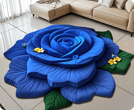 Floral 3D Fast Drying Diatomite Mat™ | Sklihemmende matte for gulv og bad