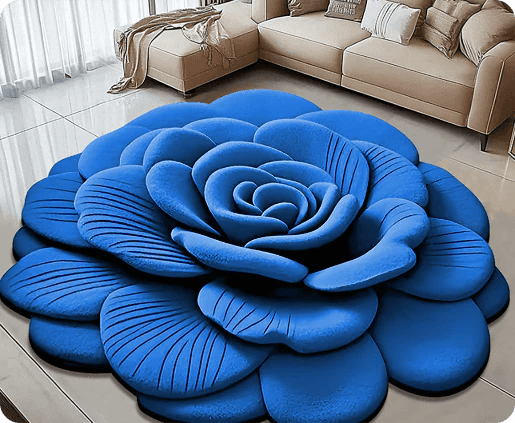 Floral 3D Fast Drying Diatomite Mat™ | Sklihemmende matte for gulv og bad