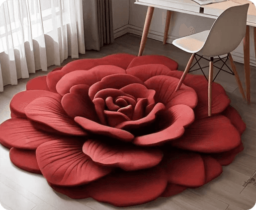 Floral 3D Fast Drying Diatomite Mat™ | Sklihemmende matte for gulv og bad