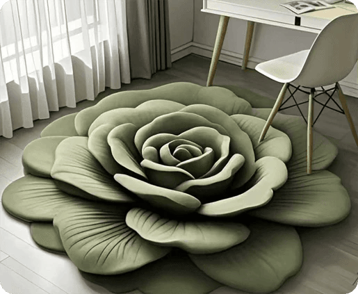 Floral 3D Fast Drying Diatomite Mat™ | Sklihemmende matte for gulv og bad