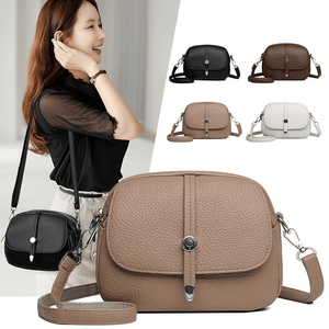Crossbody Leather Lightweight Bag 'Aurora'™ | Stilig skulderveske