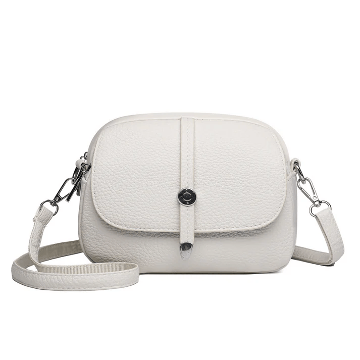 Crossbody Leather Lightweight Bag 'Aurora'™ | Stilig skulderveske