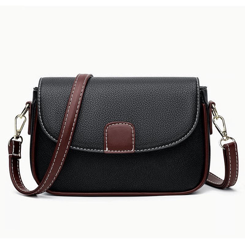 Crossbody Leather Bag 'Eloise'™ | Stilig skulderveske