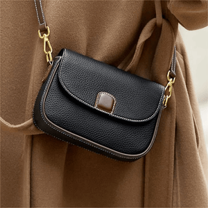 Crossbody Leather Bag 'Eloise'™ | Stilig skulderveske