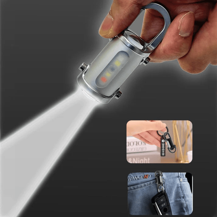 1200LM Ultra Bright Mini Keychain Flashlight™ | Vanntett mini lommelykt