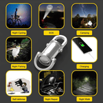 1200LM Ultra Bright Mini Keychain Flashlight™ | Vanntett mini lommelykt