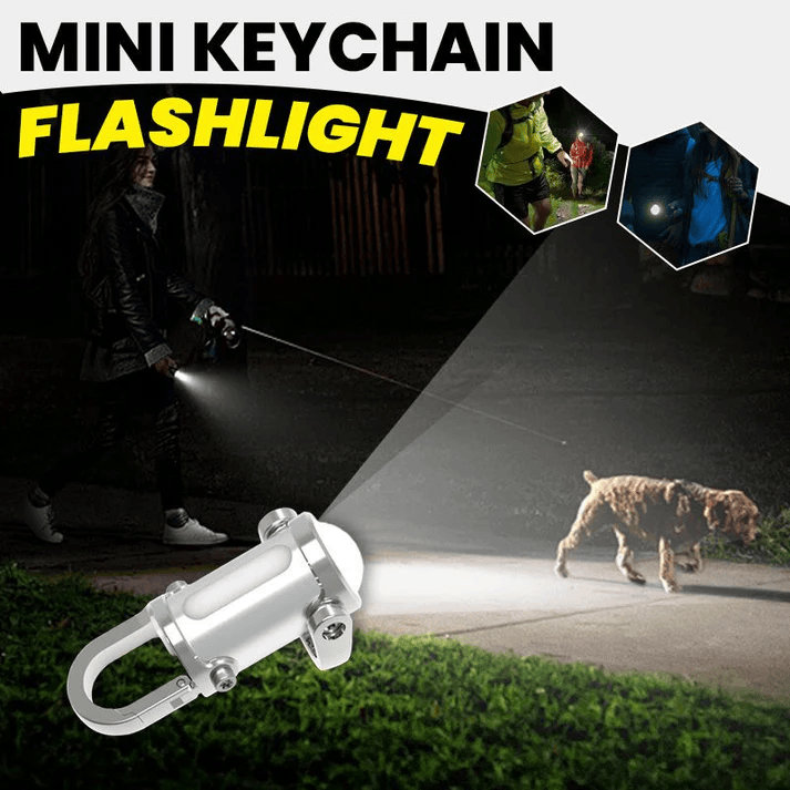 1200LM Ultra Bright Mini Keychain Flashlight™ | Vanntett mini lommelykt