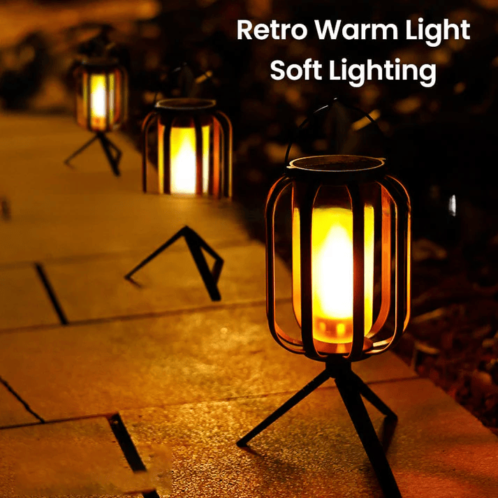 Solar Flame Light™ | Ladbar via USB og solenergi