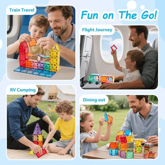 STEM Educational Toys™ | Magnetiske byggeklosser