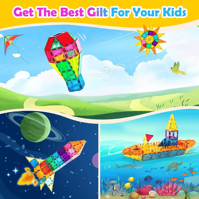 STEM Educational Toys™ | Magnetiske byggeklosser