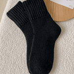Cozy Ribbed Fleece Lined Crew Socks™ | Høst- og vintersokker