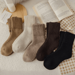 Cozy Ribbed Fleece Lined Crew Socks™ | Høst- og vintersokker