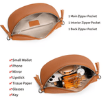 Crossbody Leather Bag ‘Ambre’™ | Stilig skulderveske