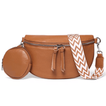 Crossbody Leather Bag ‘Ambre’™ | Stilig skulderveske