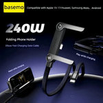 2-in-1 240W Fast Charging Phone Holder + Cable™ | Lad smartere, ikke raskere!