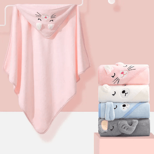 Ultra Comfy Baby Fleece Badcape™ | Badekåpe med capuchon