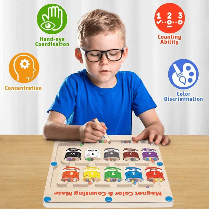 Montessori Maze Magnetic Toy™ | Lekende læring!