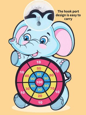 Cartoon Dartboard Game™ | Morsomt dartspill for barn