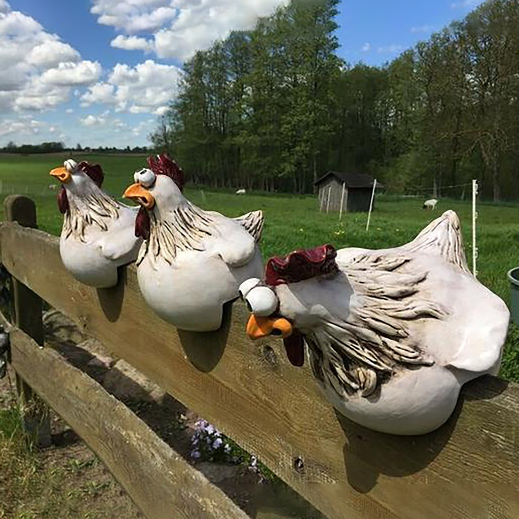 Luxury Garden Chicken™ | Morsom høner hage dekorasjon