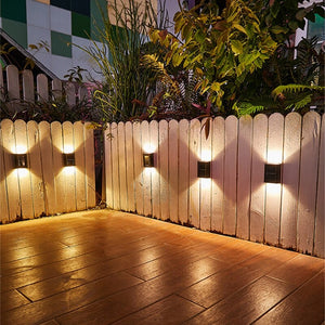 4x Solar Patio Wall Lights™ | Automatiske hagelamper