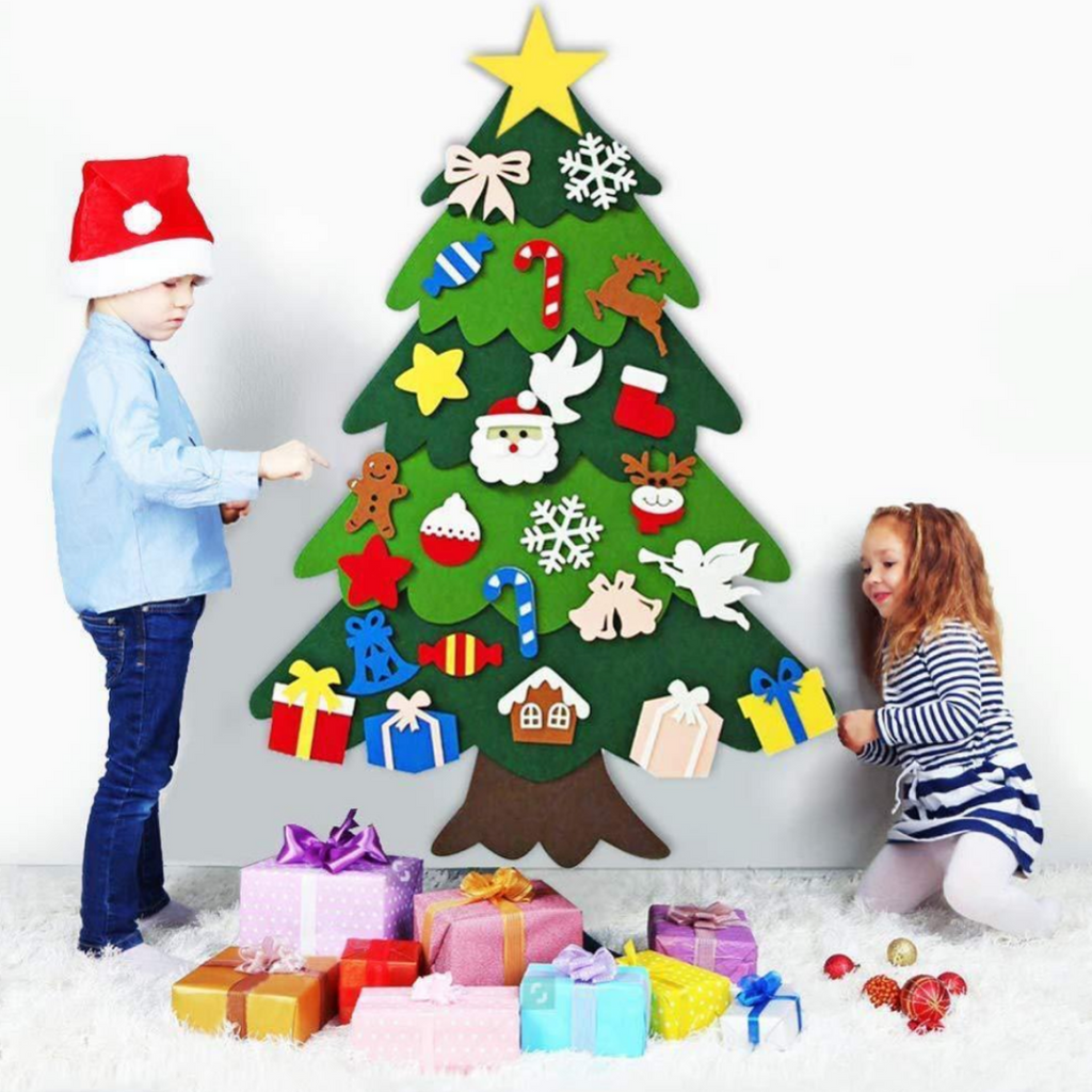 DIY Barn Juletre | Den beste julegaven til barnet ditt!