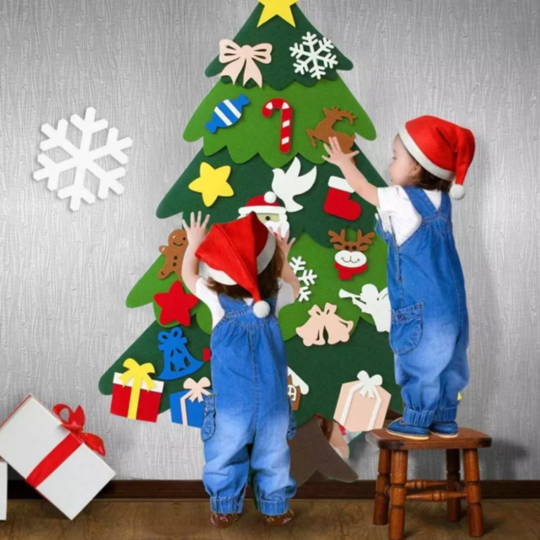 DIY Barn Juletre | Den beste julegaven til barnet ditt!