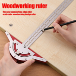 Ultra Accurate Ruler™ | Justerbar kantlinjal for trebearbeiding
