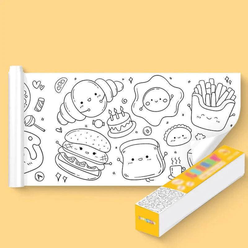 3M Montessori Drawing Roll™ | Ultralang tegnerulle for barn